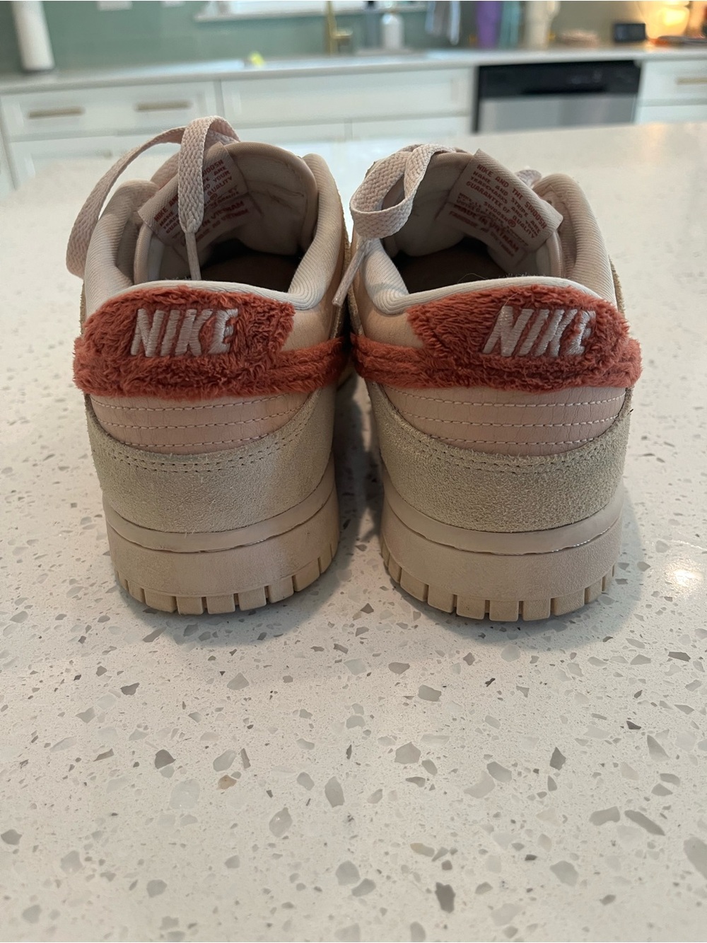 Nike Nike Dunk Low Terry Swoosh Sz 10W - Picture 6 of 10
